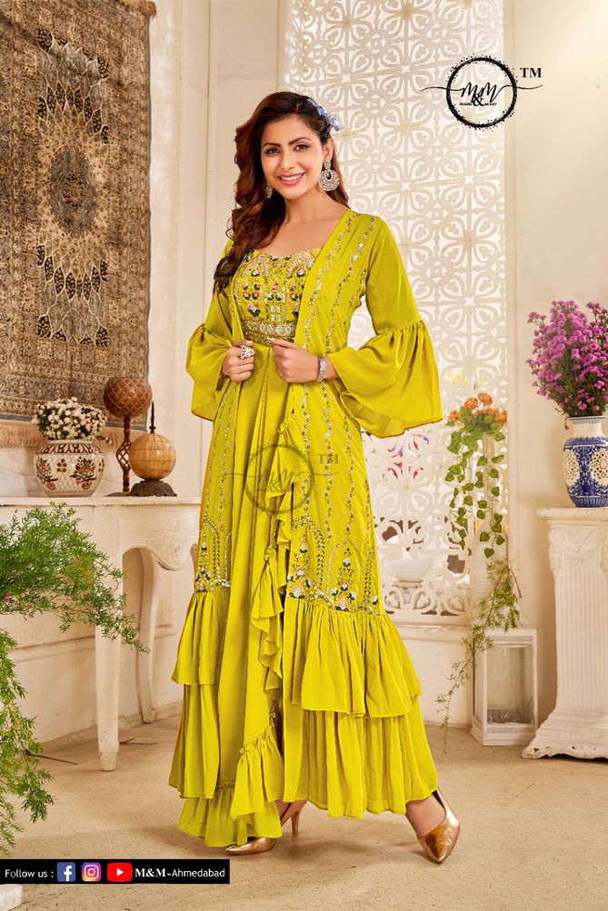 M & M Arzoie 2  Fancy Stylish Festive Wear Exclusive Designer Ready Made Collection